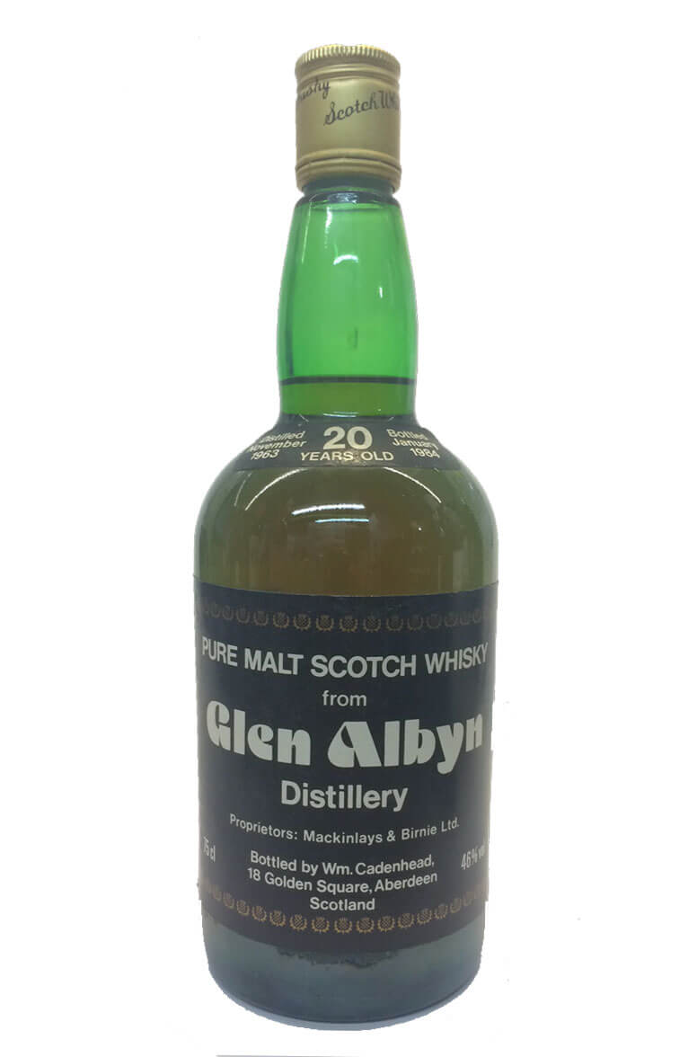 Glen Albyn Cadenhead Bottling 20 Year Old
